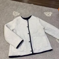 COMME CA ISM リバーシブルボアジャケット 150