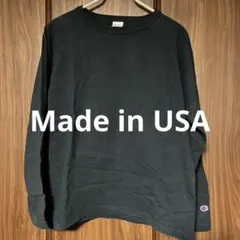 チャンピオン T1011 L ネイビー　ラグラン　ロンT ヘビーウェイト