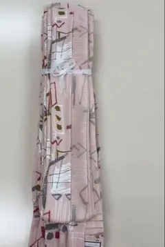 ハンドメイド 手作りカーテン ピンク系モダン柄幅180(90×2)×丈178cmのサムネイル