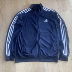 adidas ジャージ ネイビー 3本ラインセット