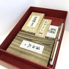 ⭕️雨畑硯開祖　機山堂　深澤粂次郎硯舗　石渓　翔雲に富士彫刻　長方研　工芸品 メルカリ