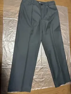 WOOL SILK NEP BELTED PANTS コルニエ　Lサイズ WOOL SILK NEP BELTED PANTS コルニエ Lサイズ - メルカリ