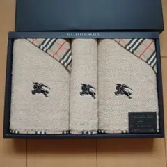 BURBERRY フェイスタオル 2枚 ウォッシュタオル 1枚 バーバリー