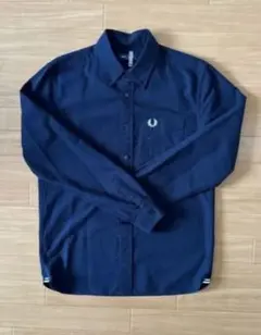 FRED PERRY 長袖シャツ ネイビーのサムネイル