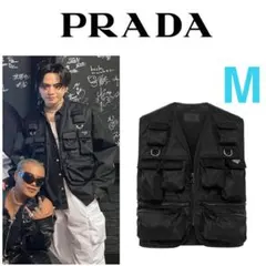 登坂広臣着用 PRADA プラダ ナイロン ロゴカーゴベスト xxlサイズ