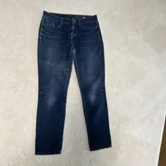 プレミアムスキニーデニム ダークブルー