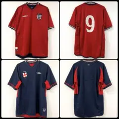 UMBRO イングランド代表 アウェイ ユニフォーム 2002 - メルカリ
