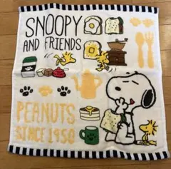 SNOOPY ジャガプリハンドタオル 約34✕35cm 【新品未使用】