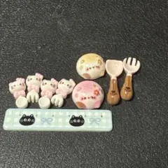 希少 にゃんにゃんにゃんこ プリンアラモード グッズ キーホルダー