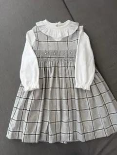 サンサカエプチ〉Kidiwiワンピース〉Laivicarスモッキング長袖T〉4y