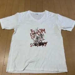 X1252 ホワイト L アローズ　Vネック　Tシャツ プリント　メンズのサムネイル