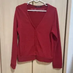 oneway ワンウェイ カーディガン エンジ　赤　ワインレッドのサムネイル