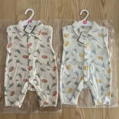 CROISSANCE BEBE 恐竜柄　ロンパース　70cm 2枚セット