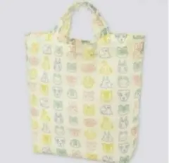 あつまれ どうぶつの森 ユニクロ あつ森 コラボ商品 エコバッグ　イエローのサムネイル
