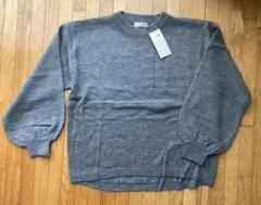 ボリューム袖ニットプルオーバー Fサイズearth music&ecology