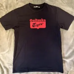 Onitsuka Tiger オニツカタイガー　Tシャツ ブラック L