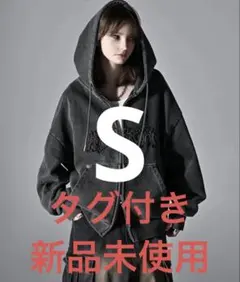 ADRER ヘビーウェイトロゴセミショートヴィンテージダブルジップパーカー