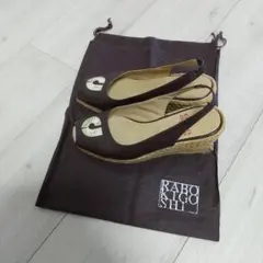 シャルルジョルダン ダークブラウン サンダル