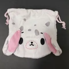 シュガーバニーズ　ふわふわ巾着2 ぶちうさ