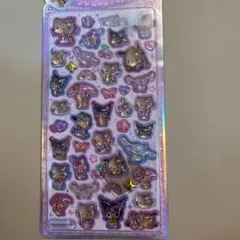 日焼けキティ　うるちゅるPOPシール　ボンボンドロップシール　サンリオ