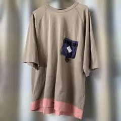 KRIFF MAYER クリフメイヤー ポケット付き 半袖Tシャツ カーキ L