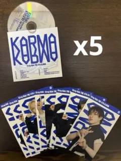 Stray Kids KARMA CD + トレカ 8枚の5個セット
