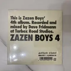 CD ZAZEN BOYS 4 未開封