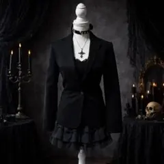 y2k 00s ダークコア　くびれ　テーラードジャケット　タイト　NANA