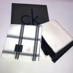 【新品・未使用】Calvin Klein ハンカチ 2枚セット