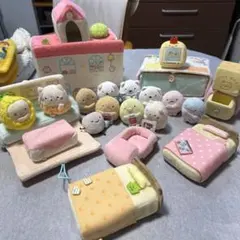 すみっコぐらし　てのりぬいぐるみ　学校　ベッド　車　ユニクロ　まとめ売り