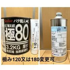 4缶セット イサム塗料 ラクーダパテ80/120 セット - メルカリ