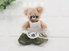 匿名配送 モールアート ミニチュア モールドール(くまドレス)
