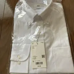 スーパーノンアイロンスリムフィットシャツ l