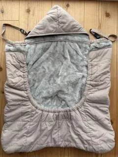 抱っこ紐 防寒ケープ ベージュ コンビミニ