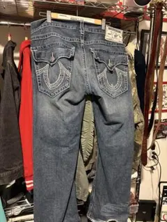true religion トゥルーレリジョンホワイトスティッチ　レアサイズ34