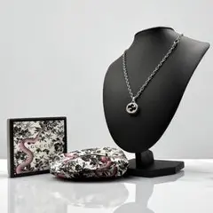 【現行品】 グッチ インターロッキングG ペンダント ネックレス アラベスク