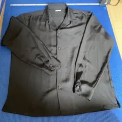 GU 長袖シャツ ブラック Lサイズ