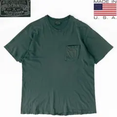 USA製 80s 90s POLO COUNTRY 鬼フェードクラッシュ ポケT