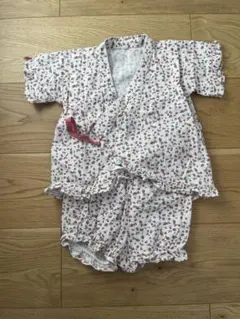 甚平　ベビー　女の子　いちご柄　90cm