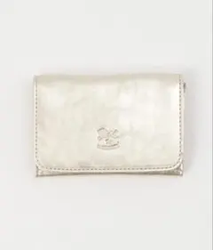 【新品　レア品】IL BISONTE ゴールド　カードケース イルビゾンテ