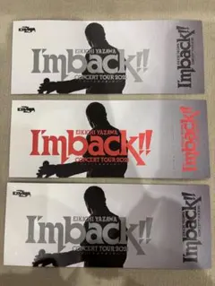 EIKICHI YAZAWA I'm back!! チケット 3枚　矢沢　記念品のサムネイル