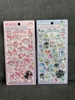 【正規品】ボンボンドロップシール マイメロディ&はぴだんぶい