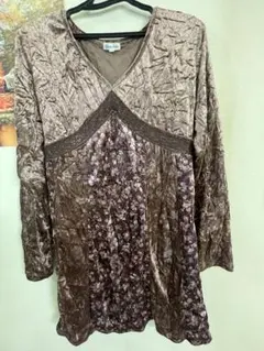 ⭐️ソーダ 花柄切り替えチュニック L.L