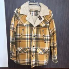 T.M.T. チェック柄 ボアジャケット Lサイズ
