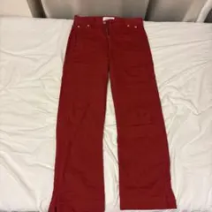 SIMPLE PROJECT レッド デニムパンツ
