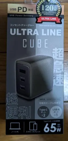 ULTRA LINE CUBE コンセントチャージャー DNAP166UC2G