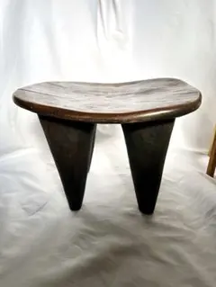 【24時間限定値下げ】アフリカ家具　セヌフォ族　スツール