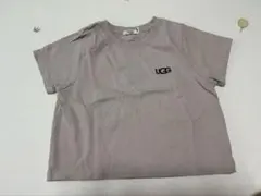 UGG ロゴ刺繍 半袖Tシャツ ベージュ