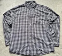 こ*☆様 CHAPS チャップス チェック柄 ボタンダウンシャツ XL 刺繍ロゴ