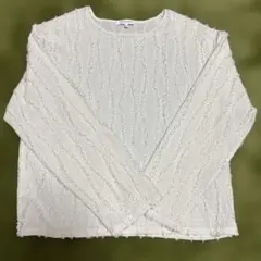 GLOBAL WORK ホワイト 長袖 Tシャツ M